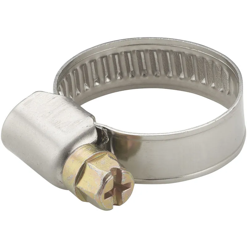 Aroz - Collare in acciaio, larghezza 9 mm, serraggio diametro 32-50 mm (2 pezzi)