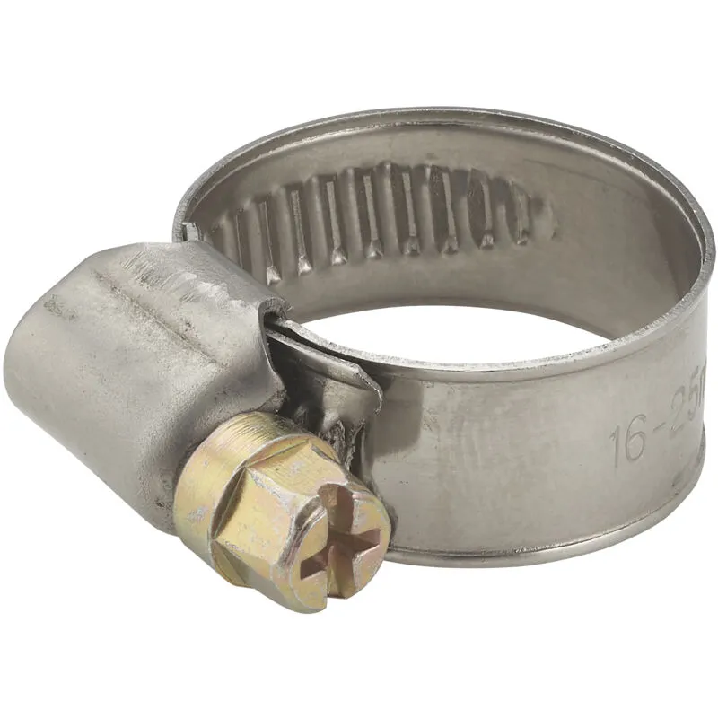 Aroz - Collare in acciaio, larghezza 12 mm, serraggio diametro 12-20 mm (2 pezzi)