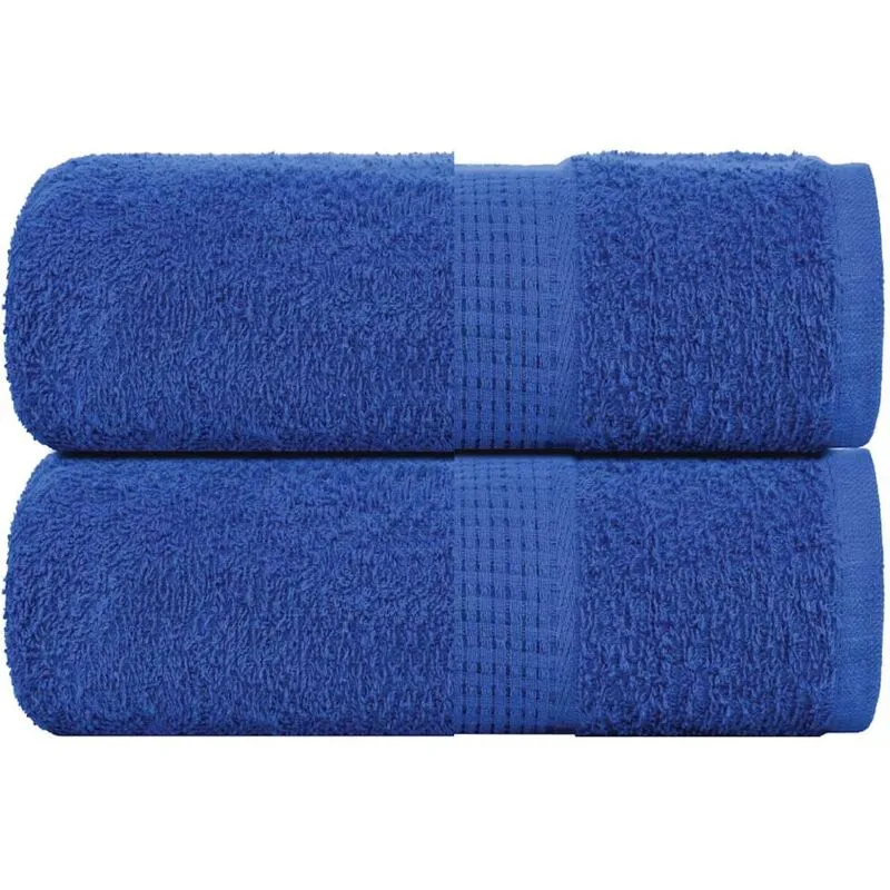 Vidaxl - Asciugamani per Sapone 2 pz Blu 30x30 cm 360 g/m 100% Cotone