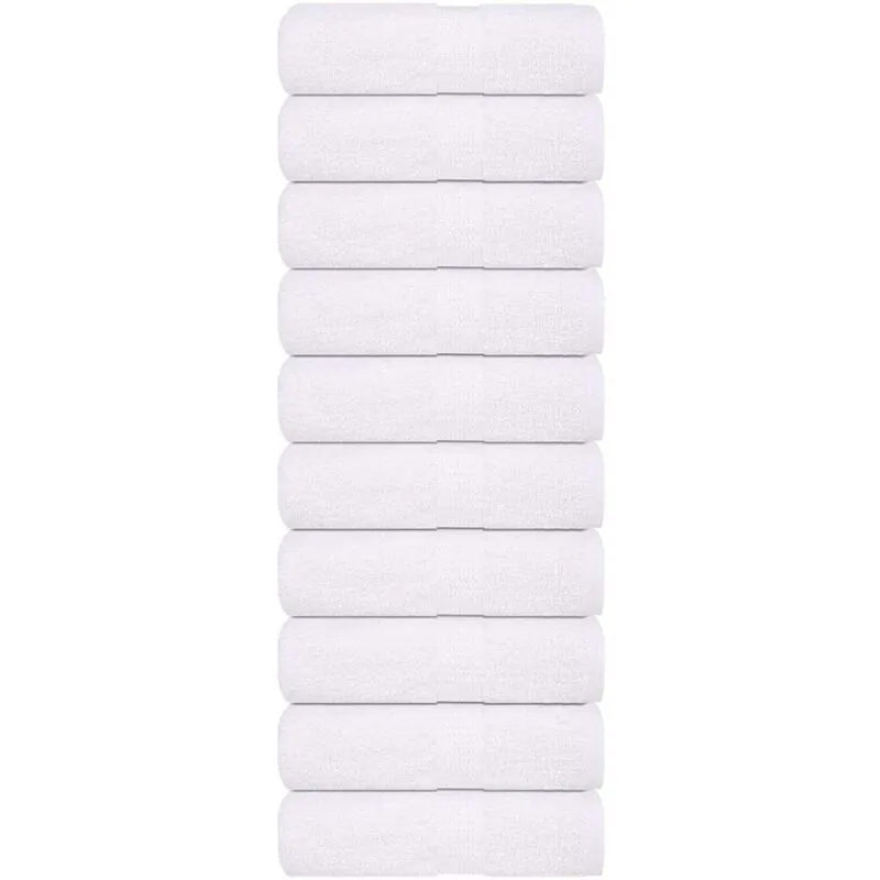 Vidaxl - Asciugamani per Sapone 10pz Bianco 30x30cm 360 g/m 100% Cotone