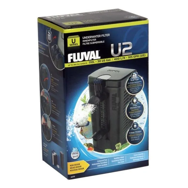 Fluval U2 Filtro Interno per acquari fino a 110 litri - Askoll