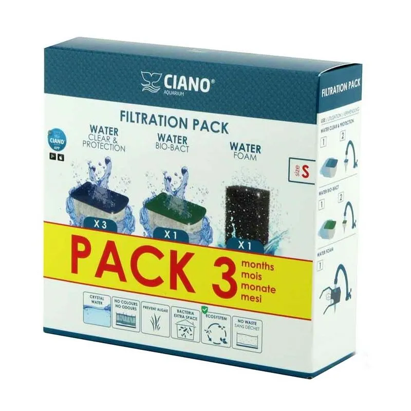 Filtration Pack s 3 mesi - kit di cartucce di ricambio - Ciano