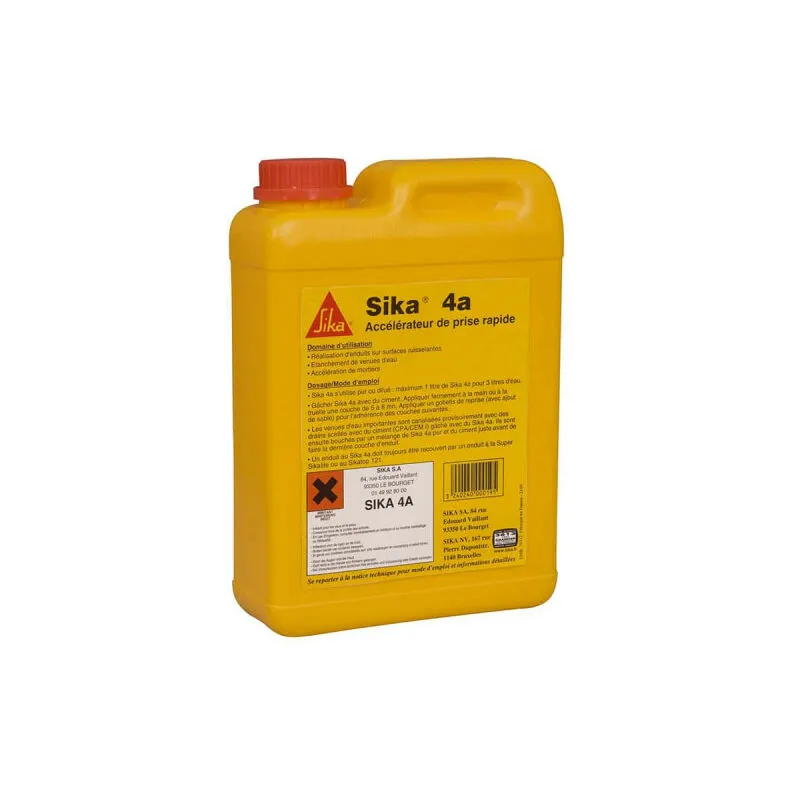 Sika - Attivatore 4a - Per un'impostazione rapida - 2L - Ambré