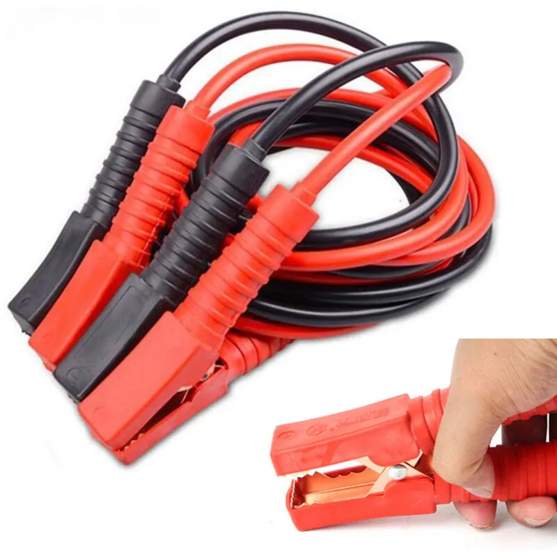 Aufun - Cavo di Avviamento, Cavi Batterie Auto da 12/24 Volt, Set di Cavi di Avviamento, in Rame con Protezione da Sovratensione (4 m)