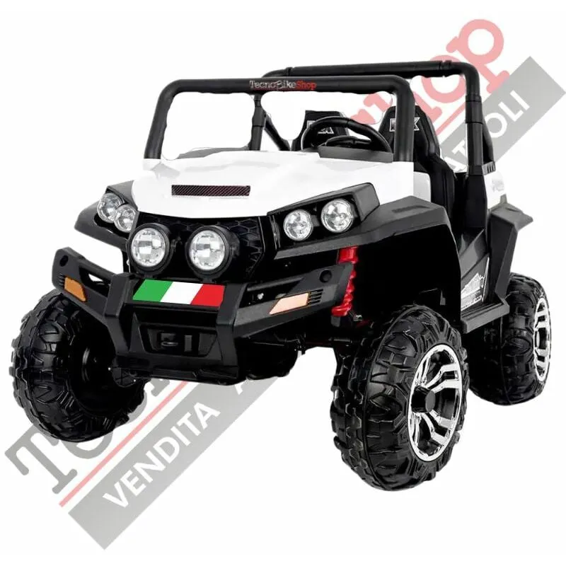 Auto Elettrica per Bambini 4x4 Polar 24V -Bianco