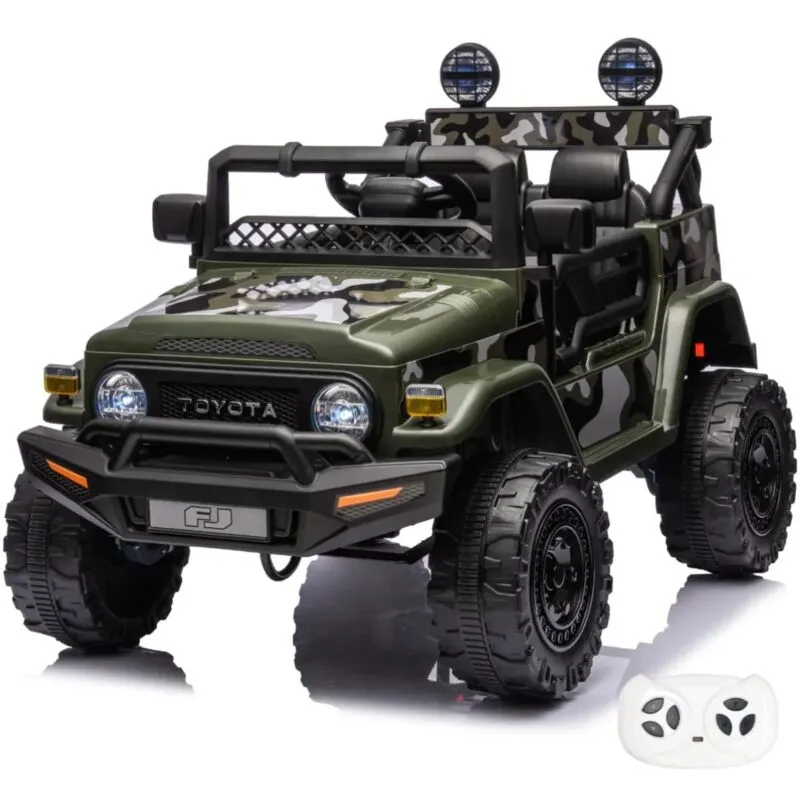 Macchina Toyota FJ Cruiser per Bambini 12V - 1 a 6 anni - con