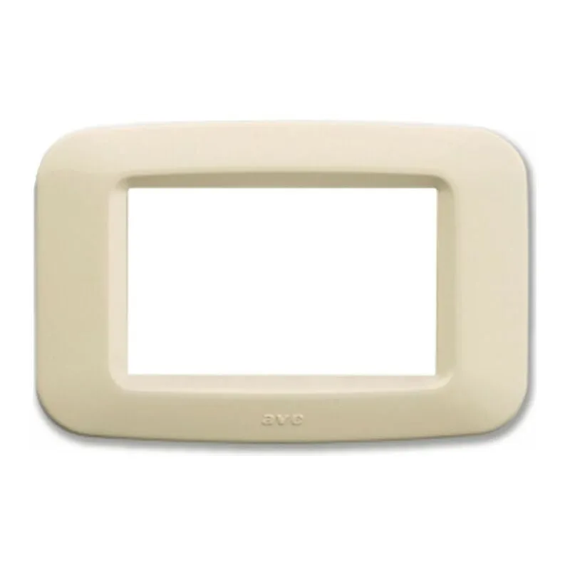  - Placca in tecnopolimero Yes 45 3 Moduli bianca Blanc lucida 45PY03BP