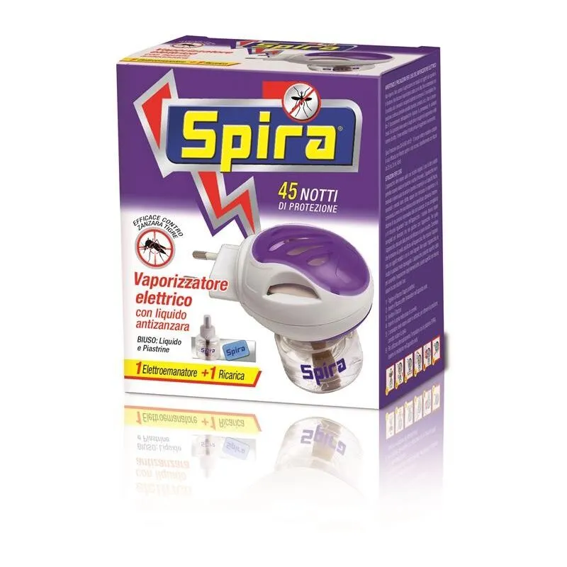 Spira Biuso Base Liquido Elettroemanatore + Ricarica 45 Notti