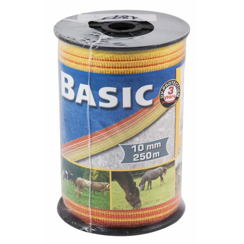 Nastro di recinzione 'Basic' 10 mm - 250 m