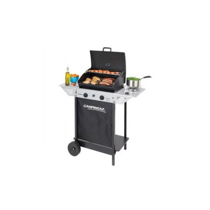 Barbecue a gas gpl  xpert100ls rocky con fornello laterale