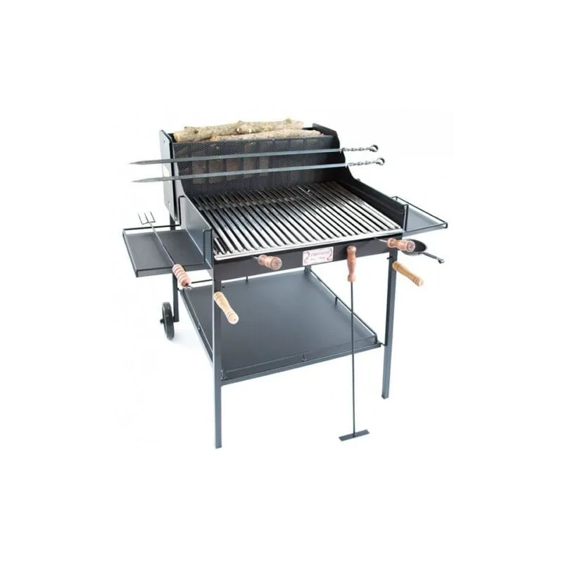 Barbecue a legna e carbone fuocone umbria cm 123x83x110