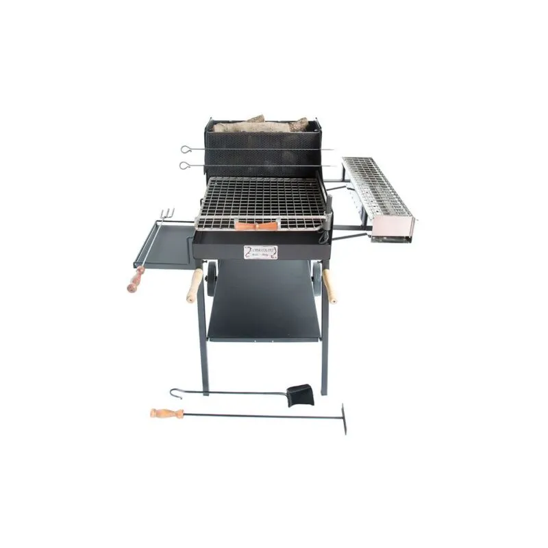 Barbecue a legna e carbone ghiottone cm 94x80x110h