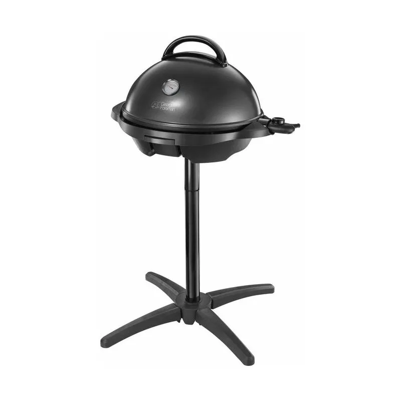  - Barbecue con Piedistallo da Interno-Esterno 2400W Nero