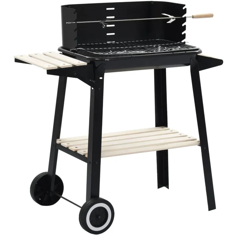 Barbecue Mobile a Carbonella con Ruote