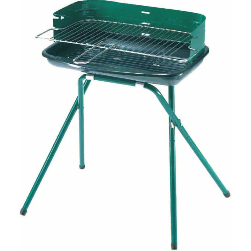 Lapillo - Barbecue rettangolare quattro gambe colorado - bracere cm.50x30