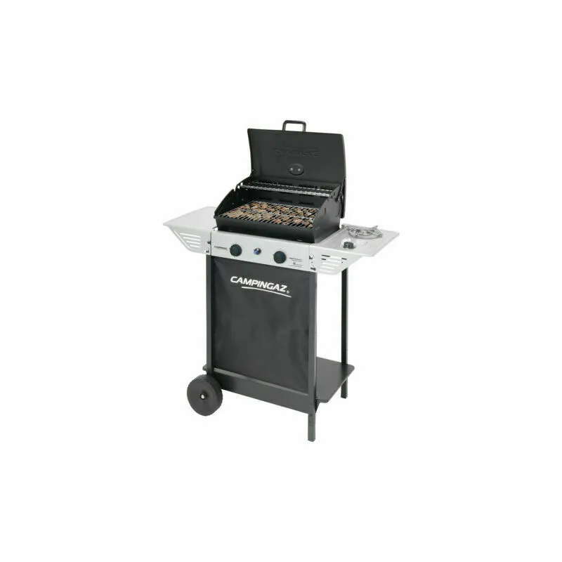 Barbecue a gas xpert 100 plus rocky  fuochi 2+1 98x48 cm h 124 cm