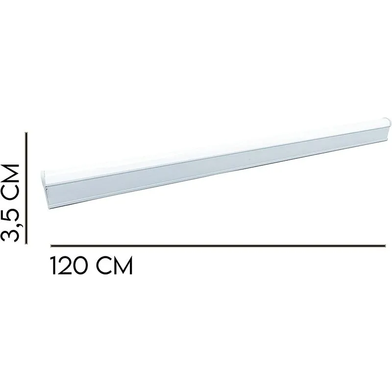Barra Led Sottopensile - 24W - 120cm , Luce fredda 6500K