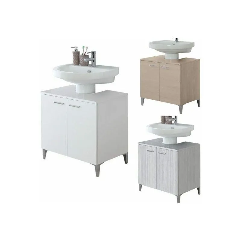 Base copri-colonna cm 70 bianco per sotto lavabo - Bagno Italia