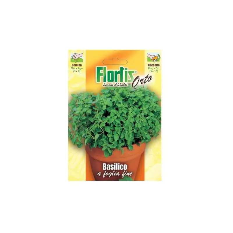 Flortis - Basilico a Foglia Fine