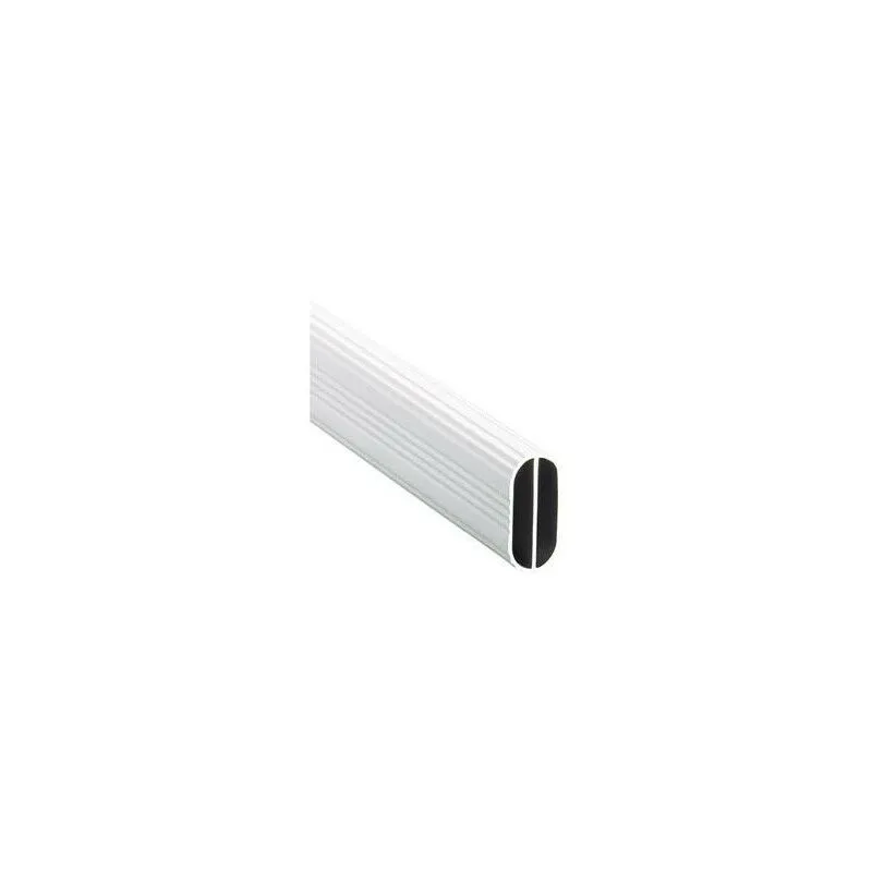  - Bastone per tende ovale L3000mm anodizzato argento