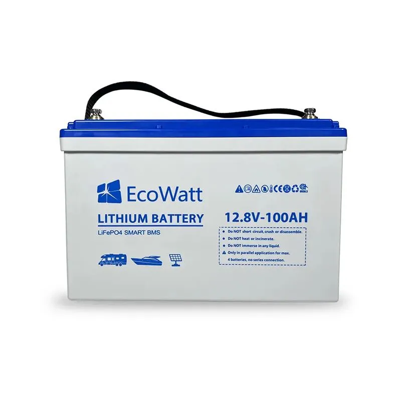 Ultimatron - Batteria al Litio per Camper Fotovoltaico Ecowatt led LiFePO4 12.8V 100Ah