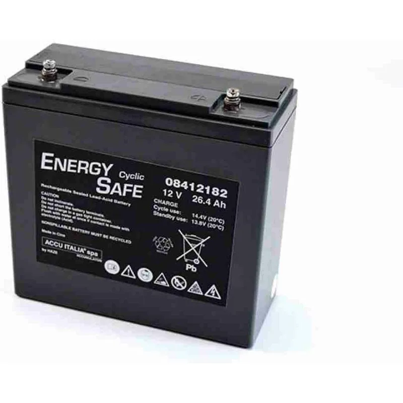 Batteria al Pb AGM VRLA serie Energy Safe Cyclic 12V 26,4Ah C20 (FM5)