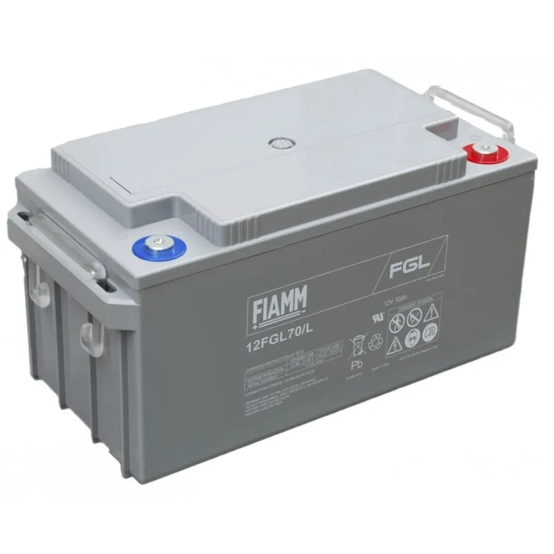 Fiamm - Batteria al piombo ermetica 12V 70Ah 12FGL70/L