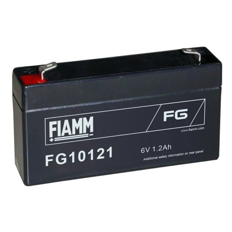 Batteria al piombo ermetica 6V 1,2Ah Fiamm FG10121