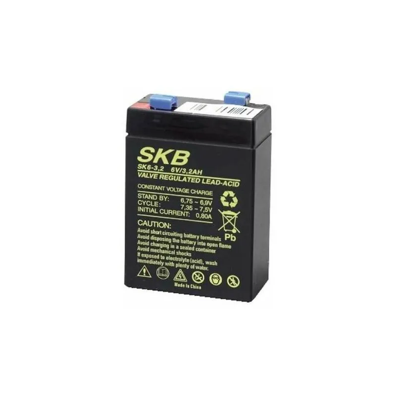 Kon.el.co S.p.a. - Konelco 38620307 batteria ricaricabile al piombo 6V-3.2AH skb