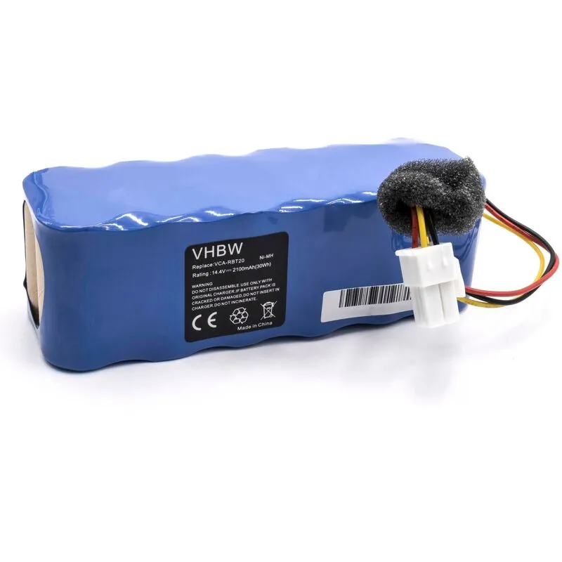 Batteria per aspirapolvere robot Samsung Navibot VCR8855L3A Silencio, VCR8855L3B, VCR8857, VCR8877, VCR8894 sostituisce VCA-RBT20 2100mAh (14.4V)