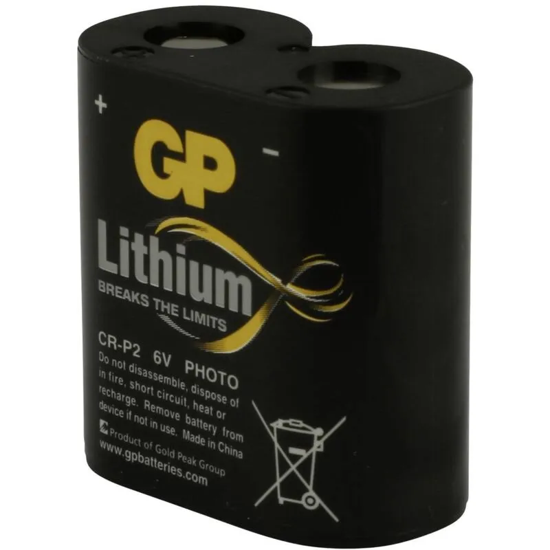 Gp GPCRP2STD093C1 Batteria per fotocamera cr-p 2 Litio 6 v 1 pz.