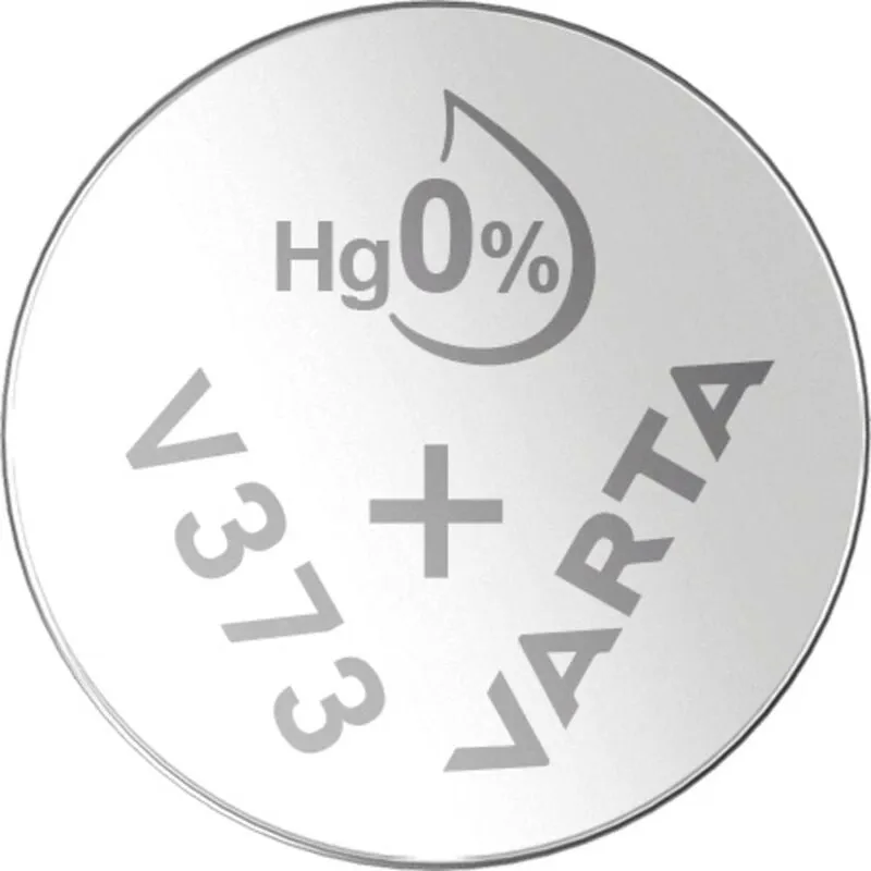 Batteria a bottone 373 1.55 v 1 pz. 28 mAh Ossido dargento silver Coin V373/SR68 NaBli 1 - 