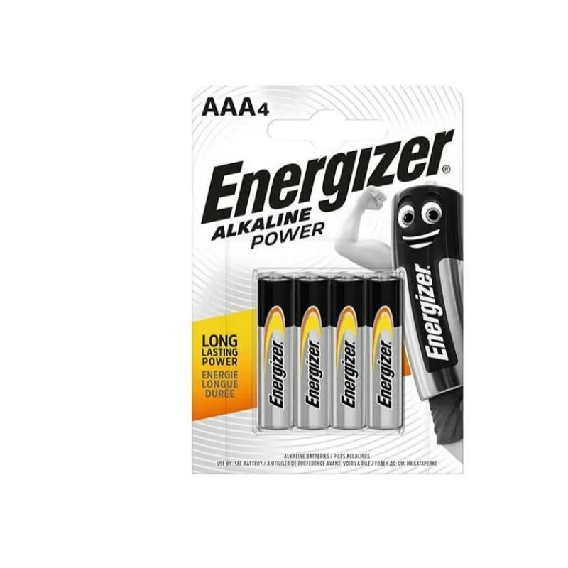  - Batterie aaa alkaline power 103635182-4 pezzi