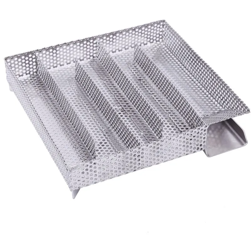 Generatore di fumo freddo in acciaio inox 20,5 x 20,5 cm Generatore di fumo freddo - Bbq-toro