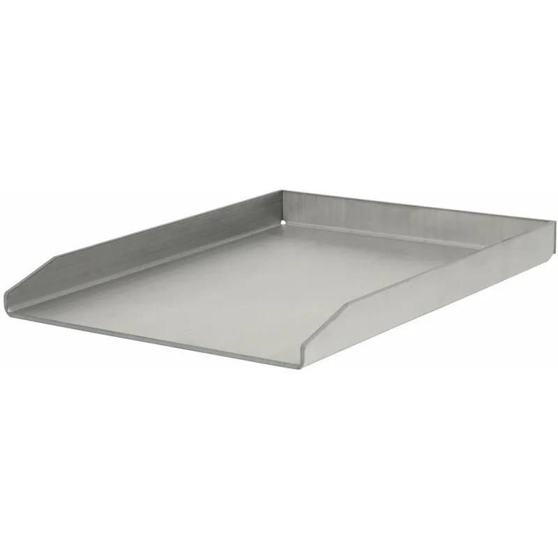 Piastra per grigliare in acciaio inox 30 x 40 cm Plancha per grigliare a carbonella e a gas - Bbq-toro