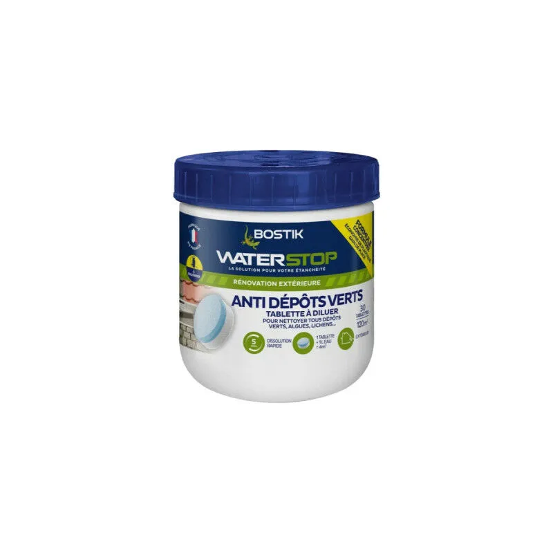 BOSTIK WATERSTOP trattamento anti deposito verde - 30 compresse