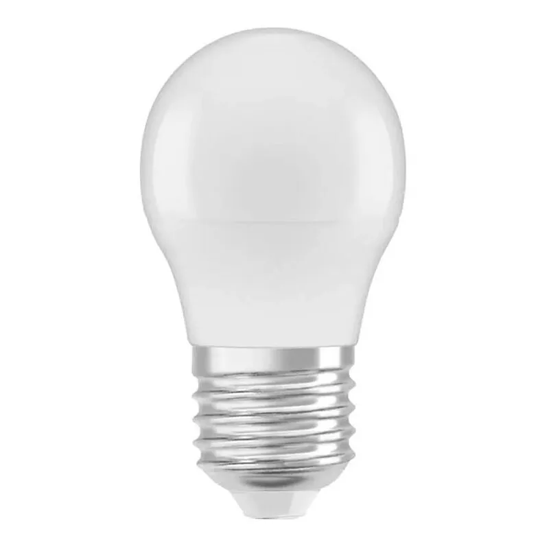 Bellalux - Lampadina lrd E27 a sfera smerigliata, 4,9W, bianco freddo.