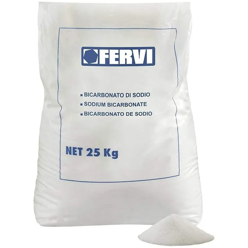 Fervi - Bicarbonato di sodio sacco 25kg x sabbiare sabbiatrice grana 36 ÷ 80 0310b