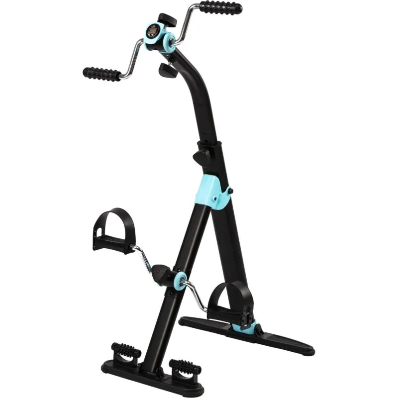 Yelloo - Bicicletta doppio esercizio da seduto Dual Bike braccia e gambe B2010A Bici statica per riabilitazione da sedia pieghevole e regolabile