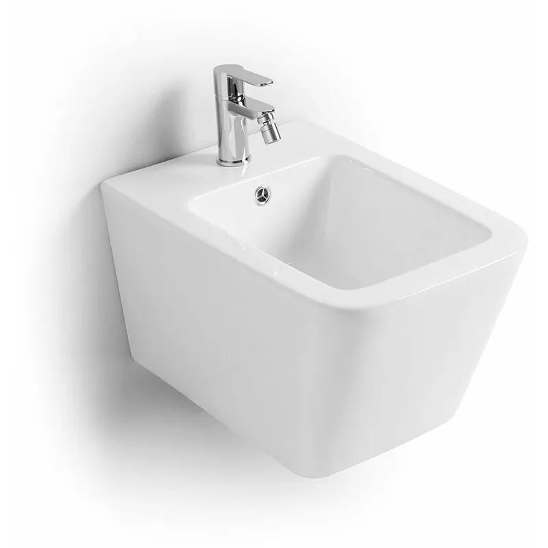 Kiamami Valentina - Bidet Sospeso Alla Parete In Ceramica Rock