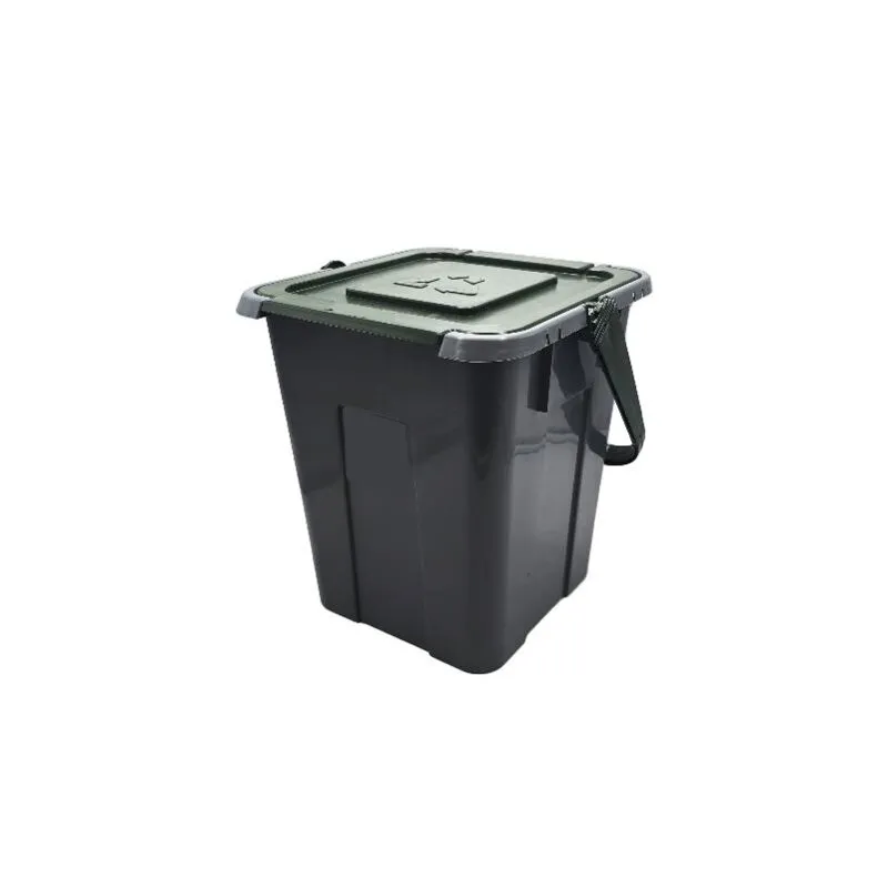 Bidone bidoncino pattumiera plastica raccolta differenziata rifiuti verde 20 lt 079du