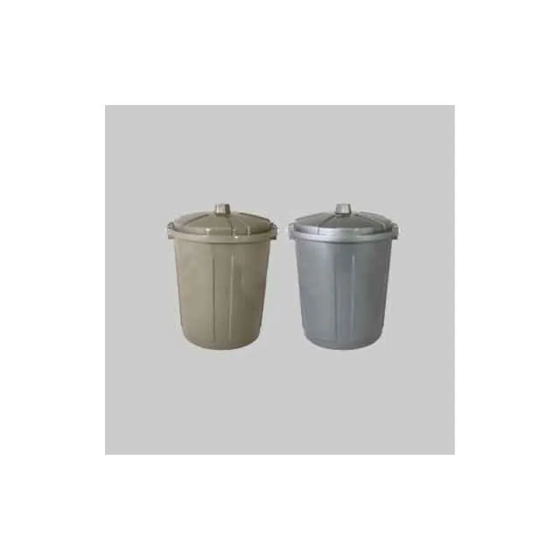 Bidone per rifiuti 'bin' ø 22,5xh 30 cm, 7 lt - col. silver