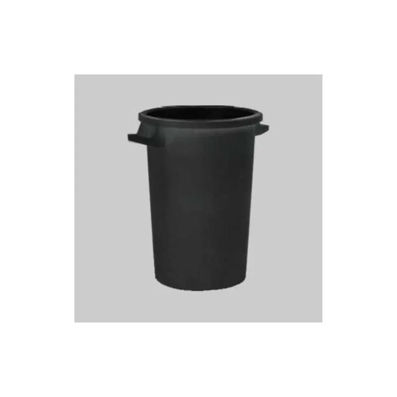 Bidone per rifiuti nero 100 lt - ø 47x66 h