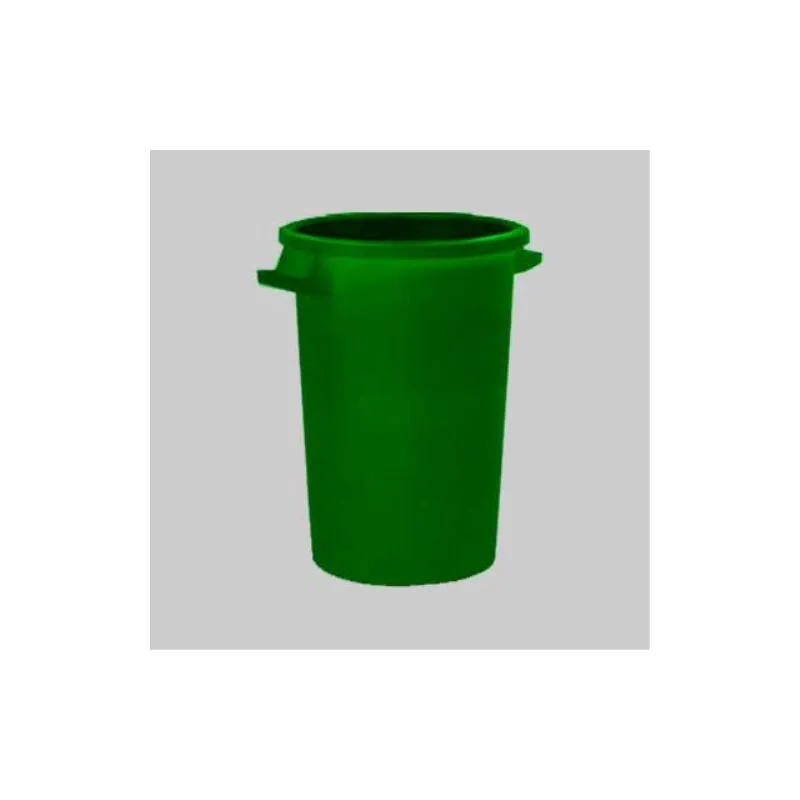 Bidone per rifiuti verde 50 lt - ø 40x47,5h