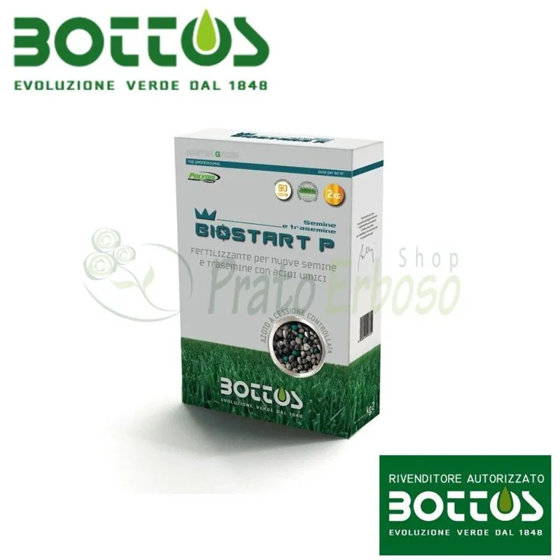 Bio Start 12-20-15 - Fertilizzante per prato da 2 Kg