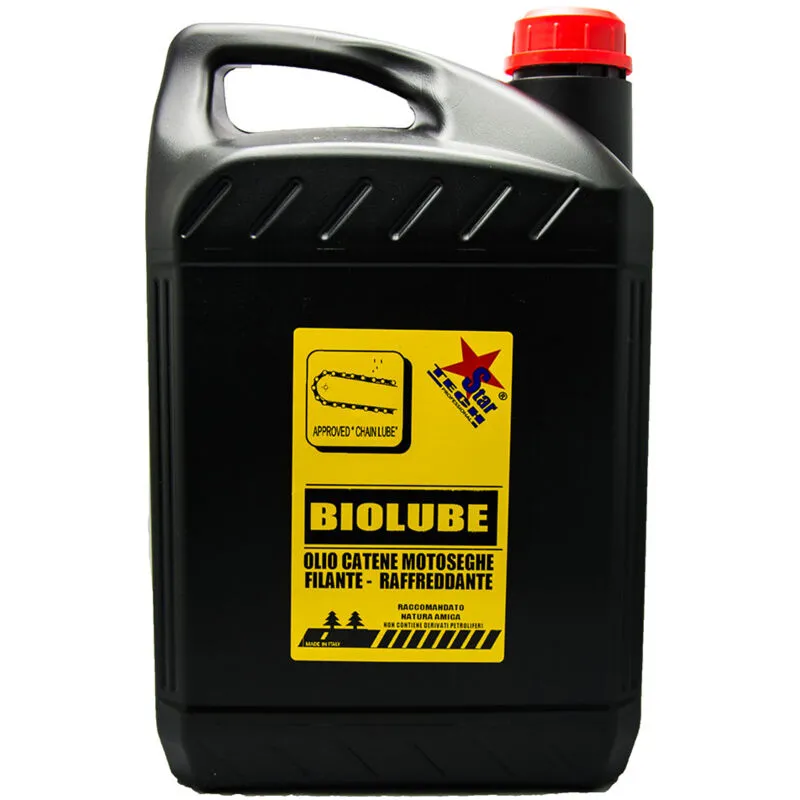  - biolube olio lubrificante catena motosega protettivo biologico winterizzato 5 lt