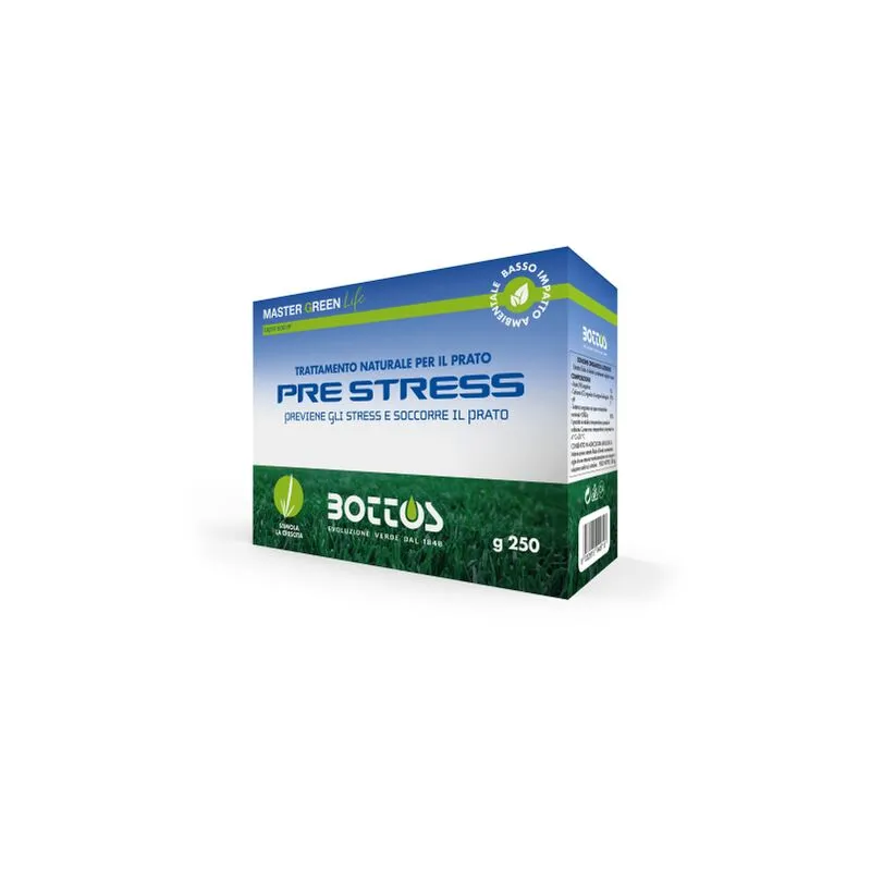 Pre stress Concime organico azotato bio prato tappeto erboso 250 gr - Bottos