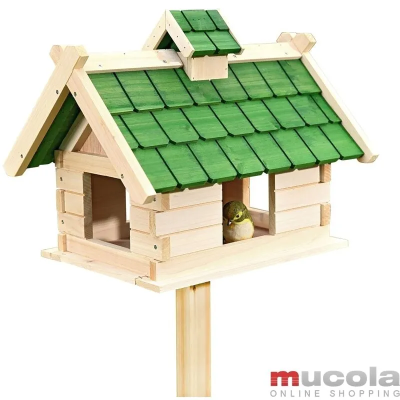 Birdhouse White Birdhouse Villa Mangiatoia per uccelli in legno