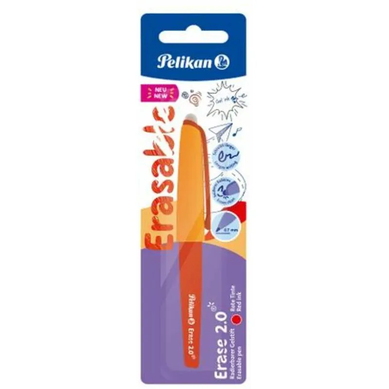 BL, PENNA ERASE 2,0 ROSSO pelikan x1