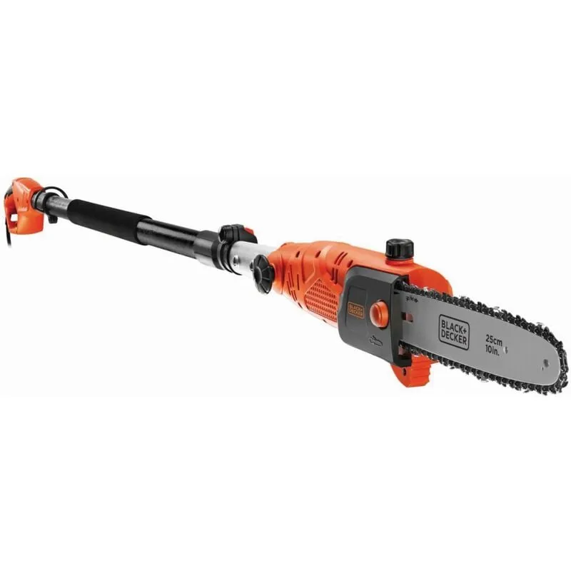 Black&decker - black+decker sega per potatura elettrica PS7525-QS 800 w barra cm. 25 asta telescopica